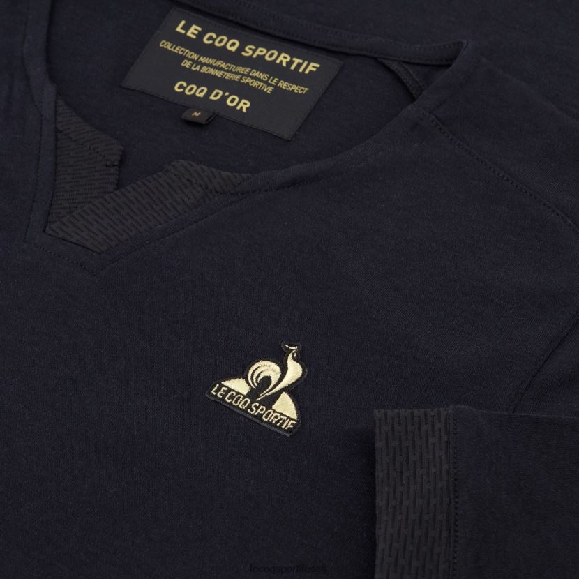 ee Le Coq Sportif Riietus mehed moodne t-särk must must TT862D155