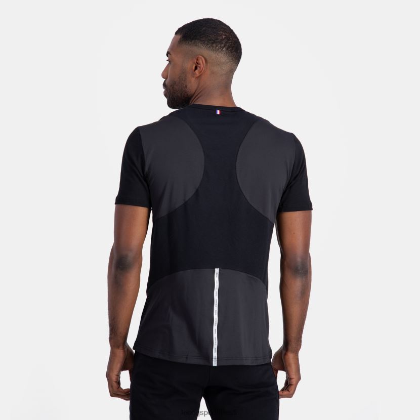 ee Le Coq Sportif Riietus mehed moodne t-särk must must TT862D174