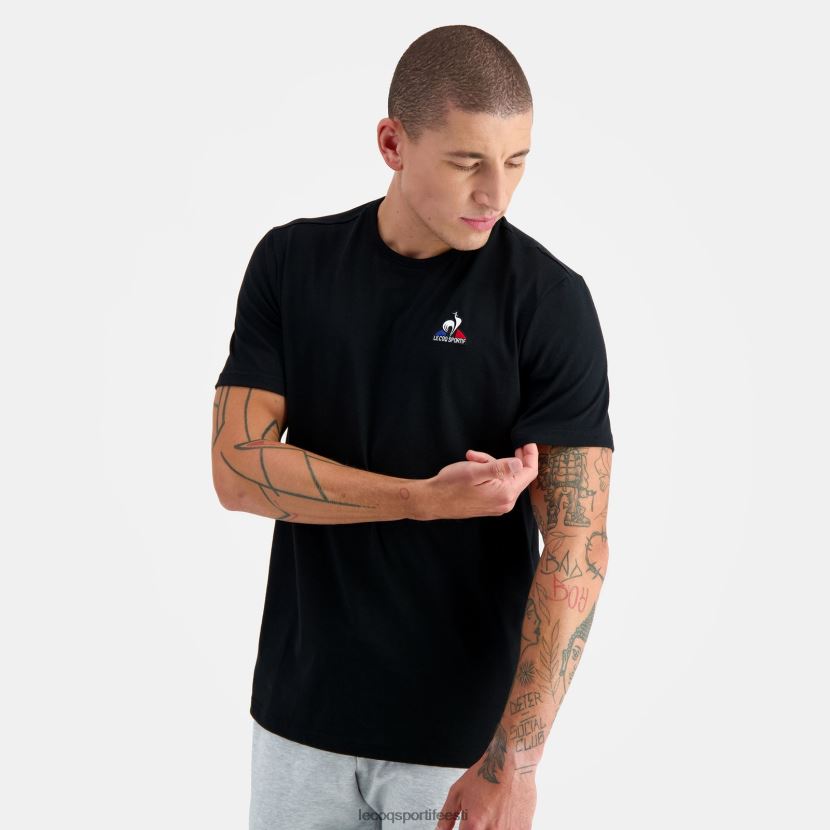 ee Le Coq Sportif Riietus mehed moodne t-särk must must TT862D181