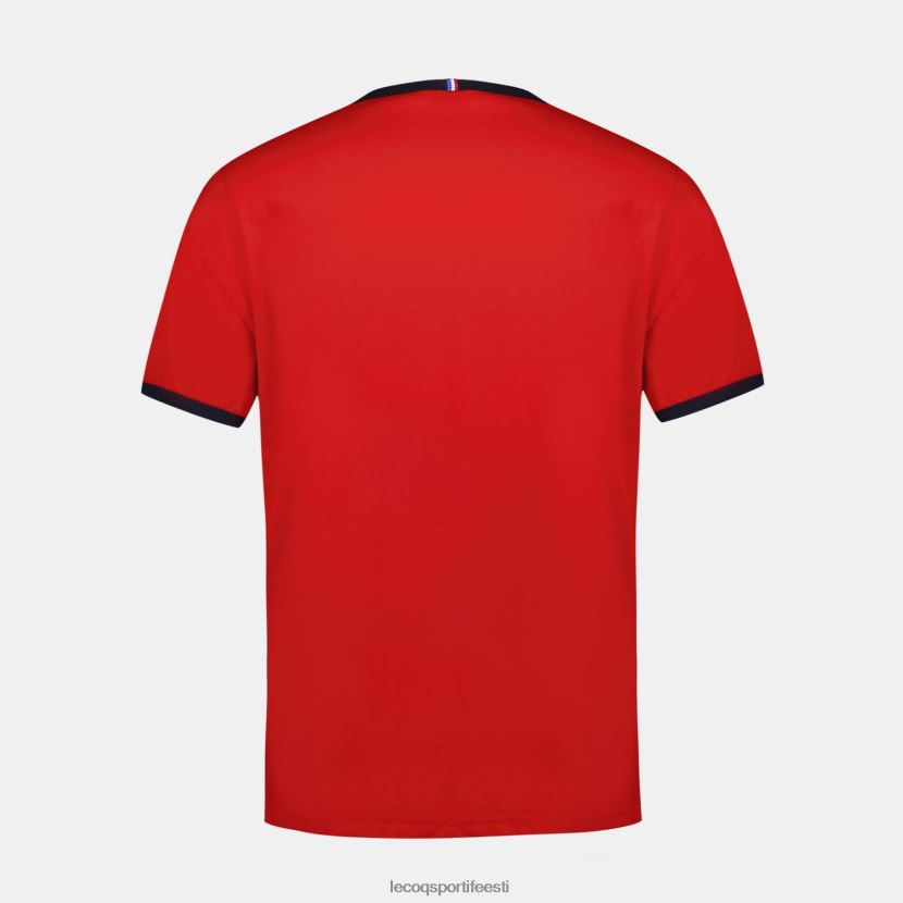 ee Le Coq Sportif Riietus mehed moodne t-särk punane punane TT862D149