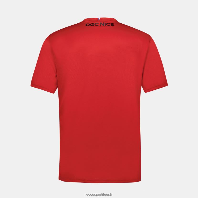 ee Le Coq Sportif Riietus mehed moodne t-särk punane punane TT862D154