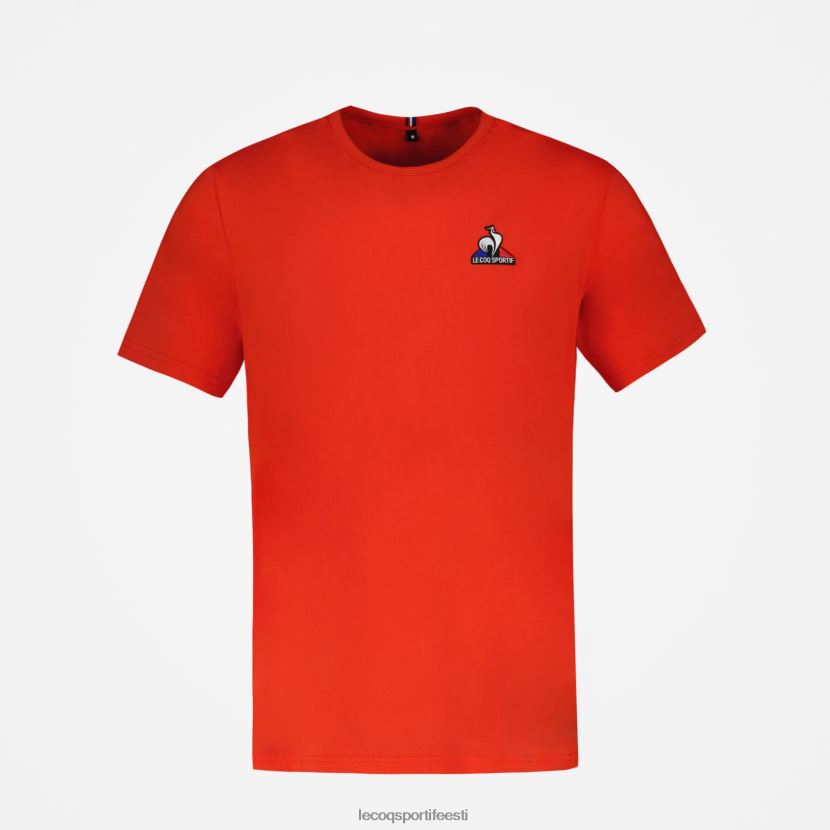 ee Le Coq Sportif Riietus mehed moodne t-särk punane punane TT862D171