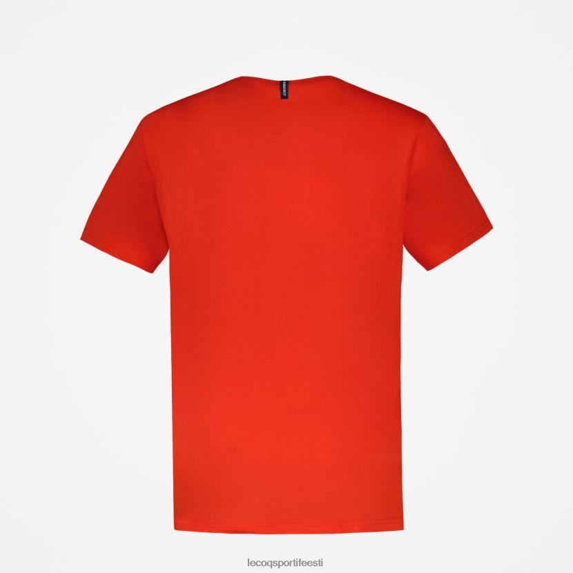 ee Le Coq Sportif Riietus mehed moodne t-särk punane punane TT862D171