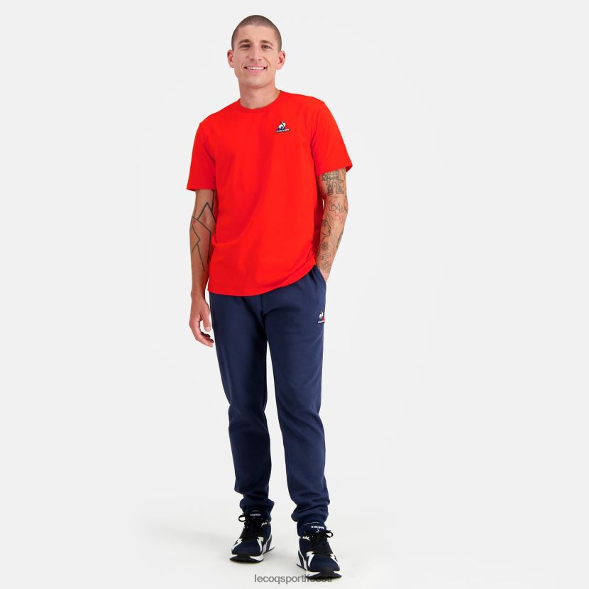 ee Le Coq Sportif Riietus mehed moodne t-särk punane punane TT862D171