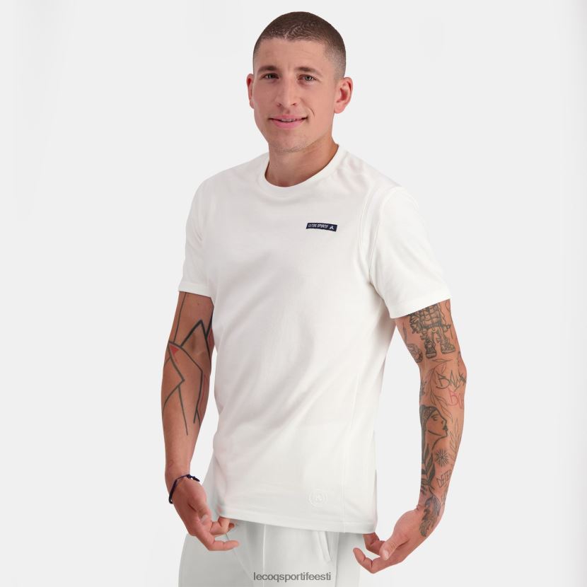 ee Le Coq Sportif Riietus mehed moodne t-särk valge valge TT862D146