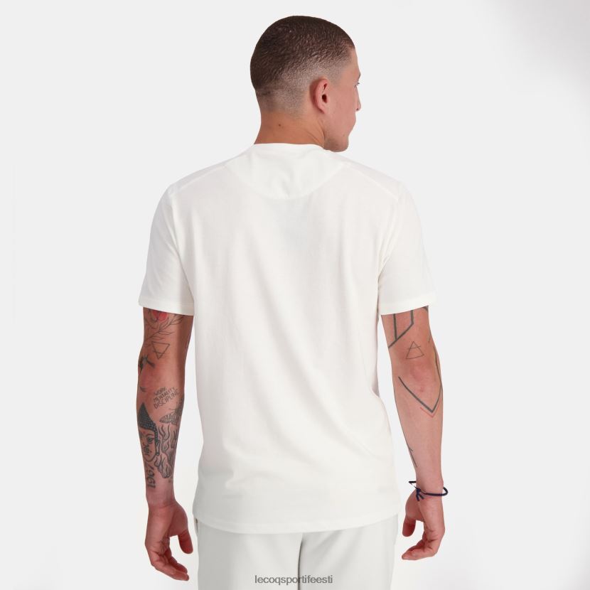 ee Le Coq Sportif Riietus mehed moodne t-särk valge valge TT862D146