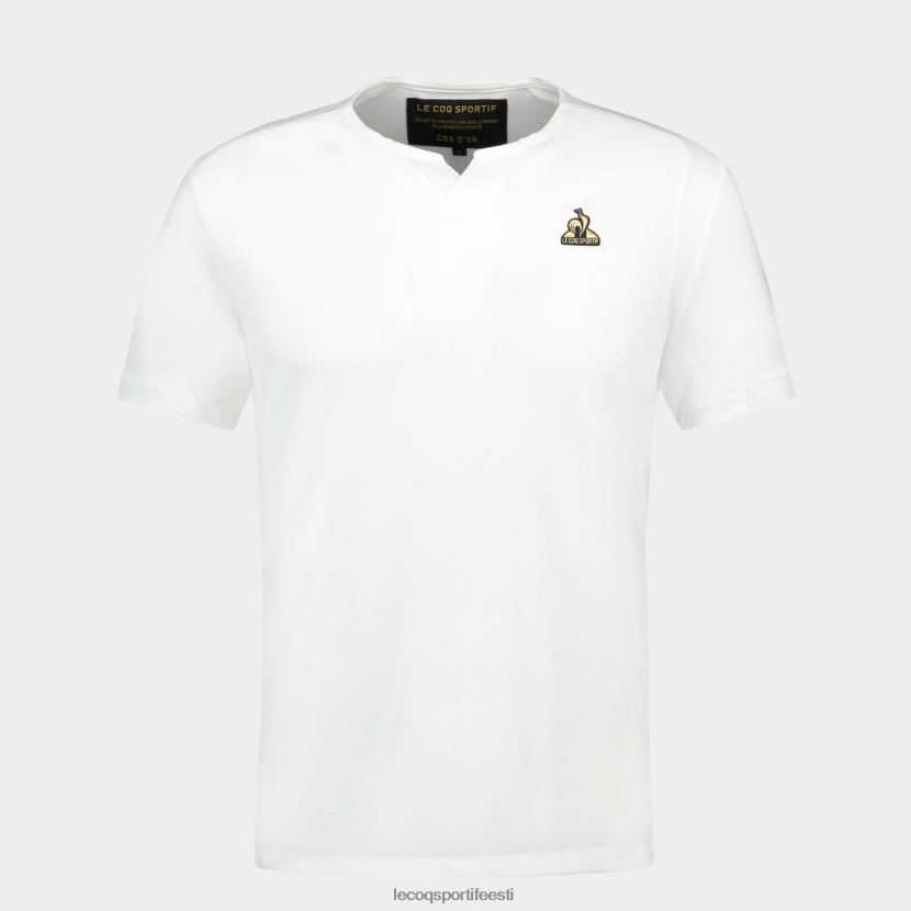 ee Le Coq Sportif Riietus mehed moodne t-särk valge valge TT862D147