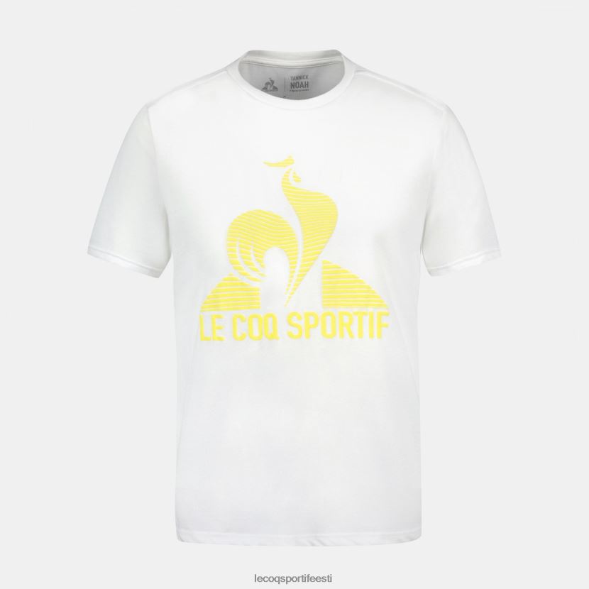 ee Le Coq Sportif Riietus mehed moodne t-särk valge valge TT862D148