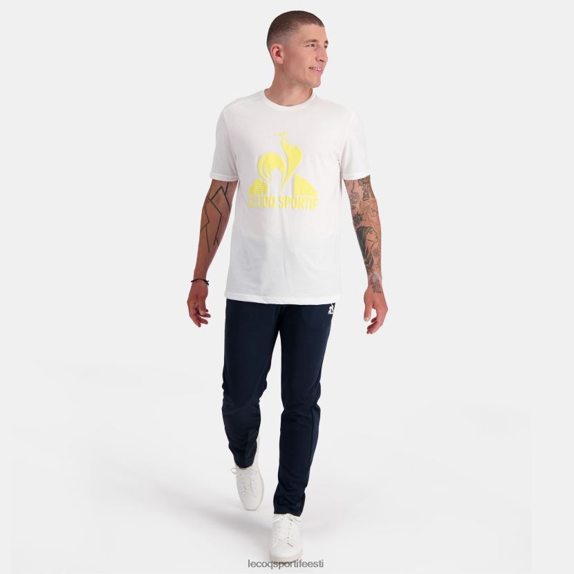 ee Le Coq Sportif Riietus mehed moodne t-särk valge valge TT862D148