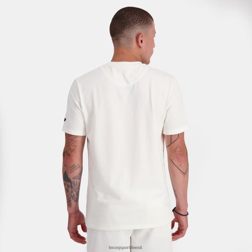 ee Le Coq Sportif Riietus mehed moodne t-särk valge valge TT862D159