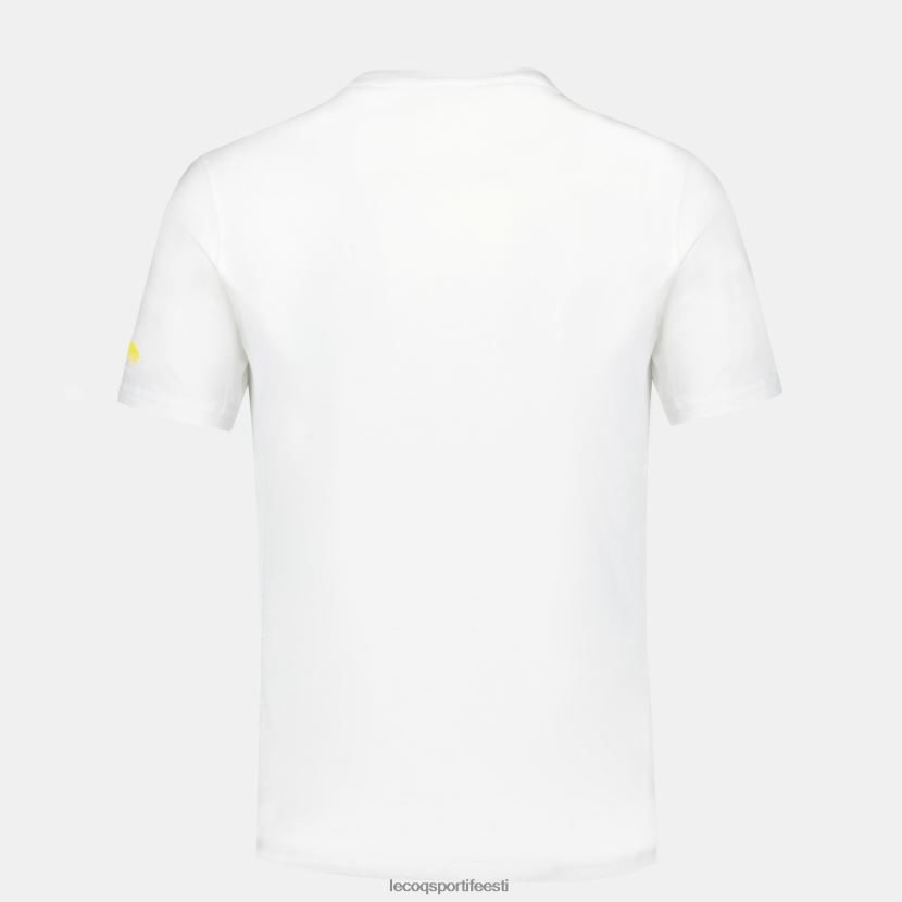ee Le Coq Sportif Riietus mehed moodne t-särk valge valge TT862D160
