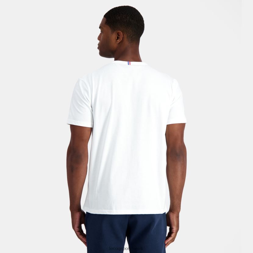 ee Le Coq Sportif Riietus mehed moodne t-särk valge valge TT862D162
