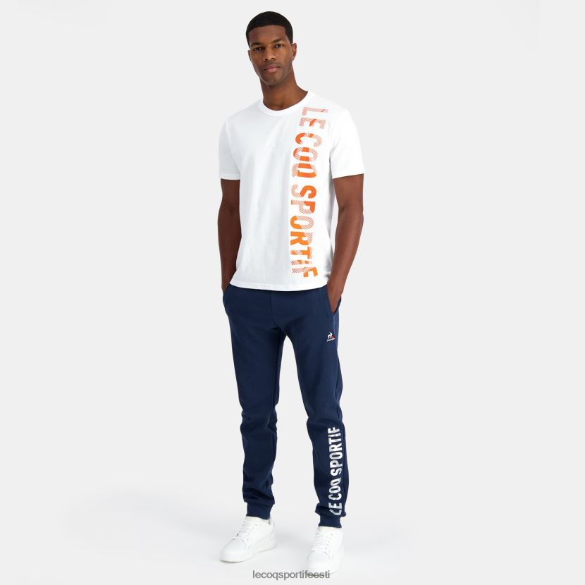 ee Le Coq Sportif Riietus mehed moodne t-särk valge valge TT862D162