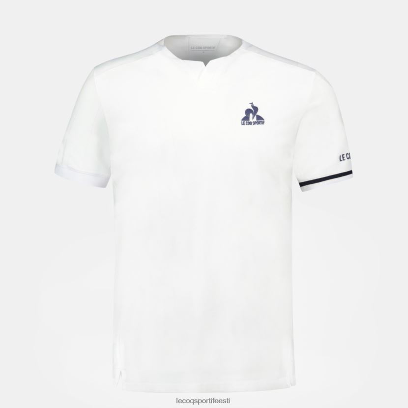 ee Le Coq Sportif Riietus mehed moodne t-särk valge valge TT862D165