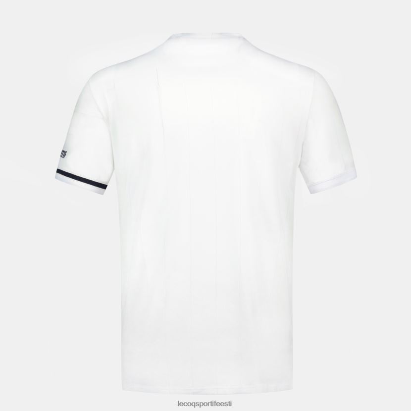 ee Le Coq Sportif Riietus mehed moodne t-särk valge valge TT862D165
