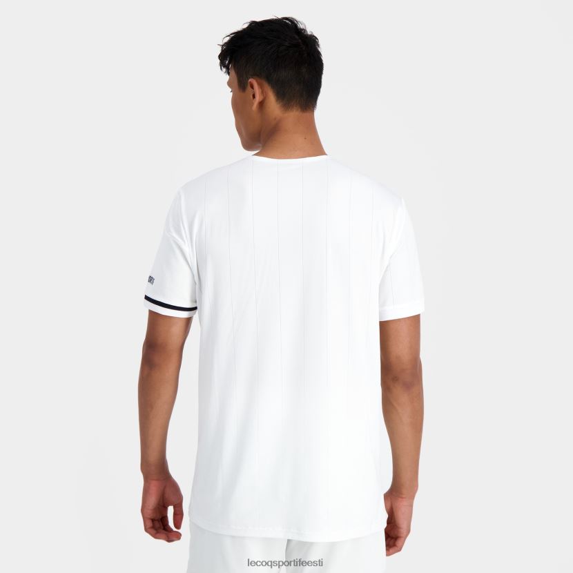 ee Le Coq Sportif Riietus mehed moodne t-särk valge valge TT862D165