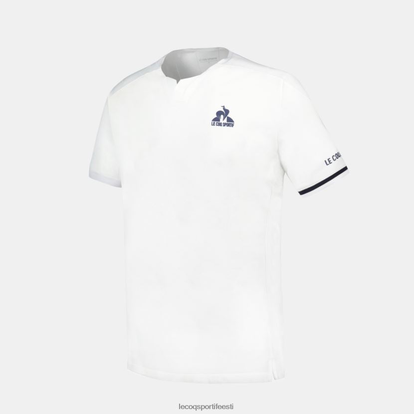 ee Le Coq Sportif Riietus mehed moodne t-särk valge valge TT862D165
