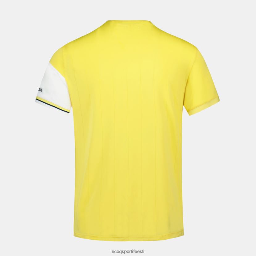 ee Le Coq Sportif Riietus mehed moodne t-särk valge valge TT862D166