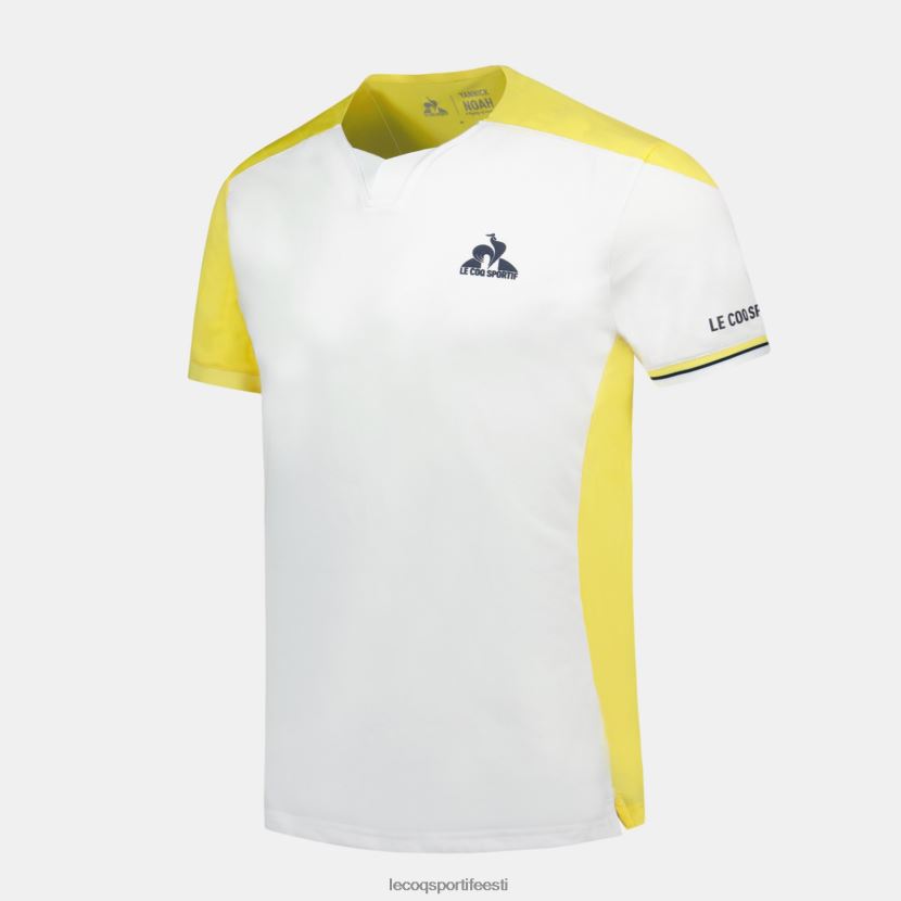 ee Le Coq Sportif Riietus mehed moodne t-särk valge valge TT862D166