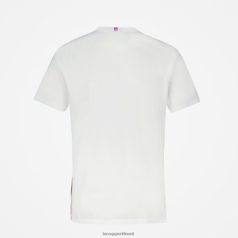 ee Le Coq Sportif Riietus mehed moodne t-särk valge valge TT862D170