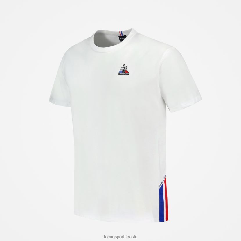 ee Le Coq Sportif Riietus mehed moodne t-särk valge valge TT862D170