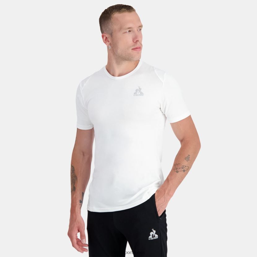 ee Le Coq Sportif Riietus mehed moodne t-särk valge valge TT862D176