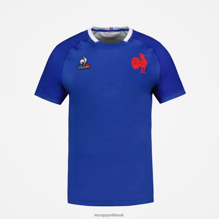 ee Le Coq Sportif Riietus mehed replica jersey rugby 7 - equipe de France sinine sinine TT862D475