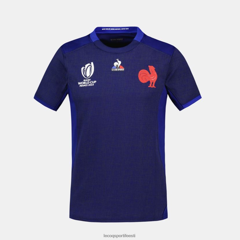ee Le Coq Sportif Riietus mehed replica jersey xv de france – ragbi maailmameistrivõistlused 2023 sinine sinine TT862D692