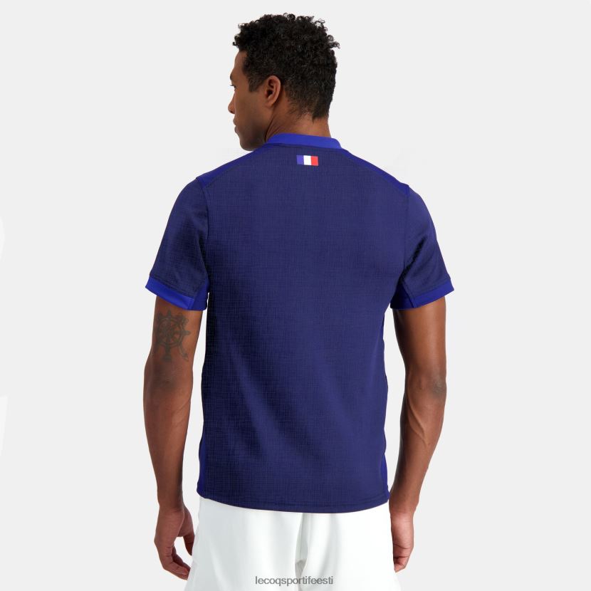 ee Le Coq Sportif Riietus mehed replica jersey xv de france – ragbi maailmameistrivõistlused 2023 sinine sinine TT862D692
