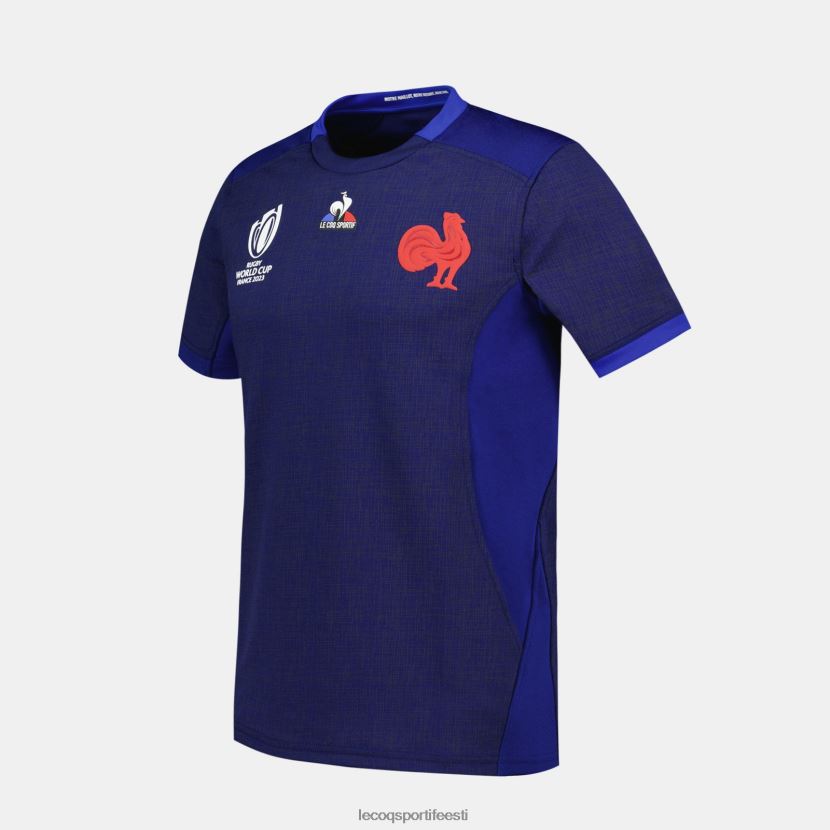 ee Le Coq Sportif Riietus mehed replica jersey xv de france – ragbi maailmameistrivõistlused 2023 sinine sinine TT862D692