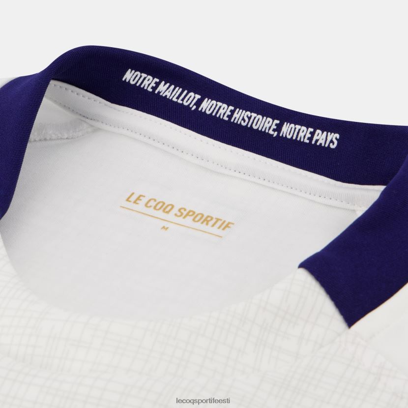 ee Le Coq Sportif Riietus mehed replica jersey xv de france – ragbi maailmameistrivõistlused 2023 valge valge TT862D693