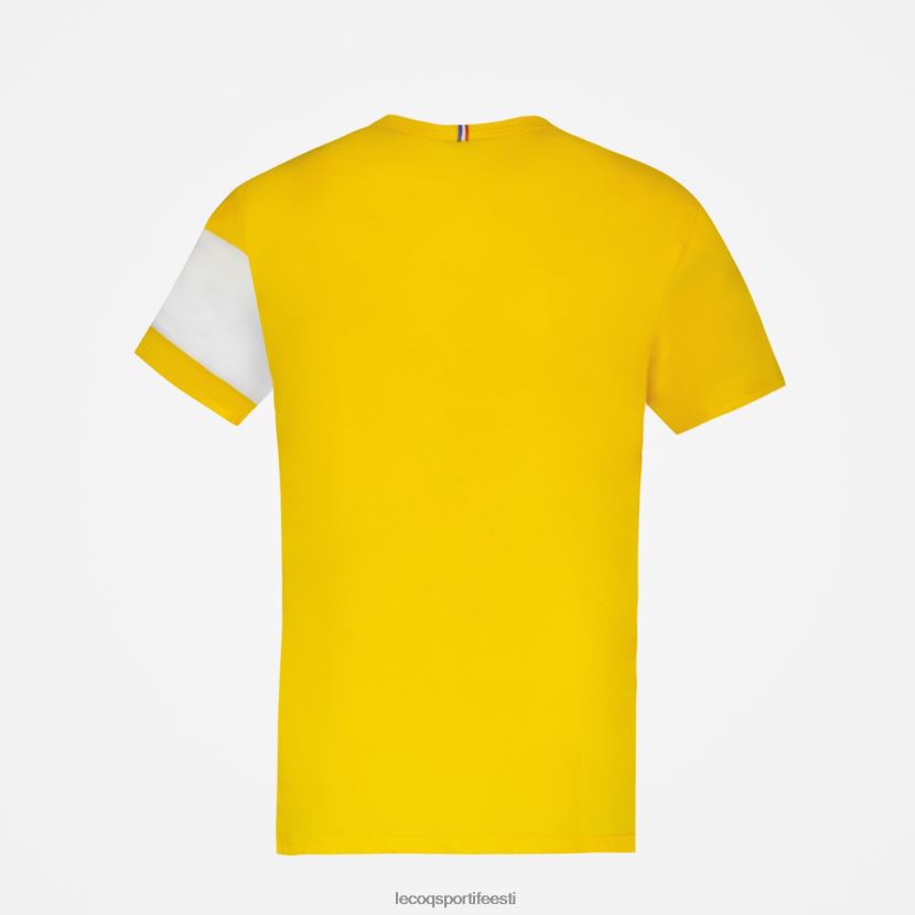 ee Le Coq Sportif Riietus mehed t-särk kollane kollane TT862D449