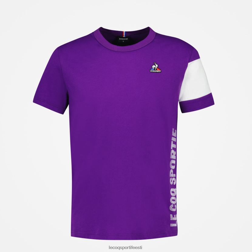 ee Le Coq Sportif Riietus mehed t-särk lilla lilla TT862D444