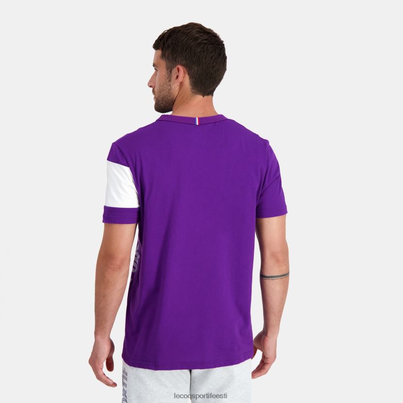 ee Le Coq Sportif Riietus mehed t-särk lilla lilla TT862D444