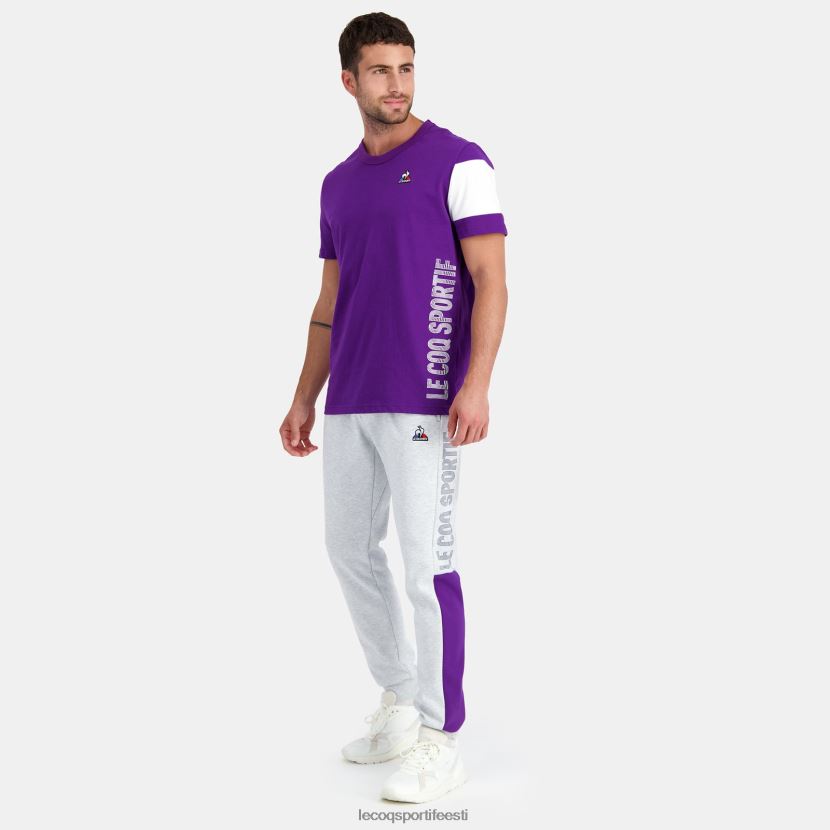 ee Le Coq Sportif Riietus mehed t-särk lilla lilla TT862D444