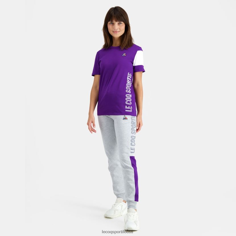 ee Le Coq Sportif Riietus mehed t-särk lilla lilla TT862D444