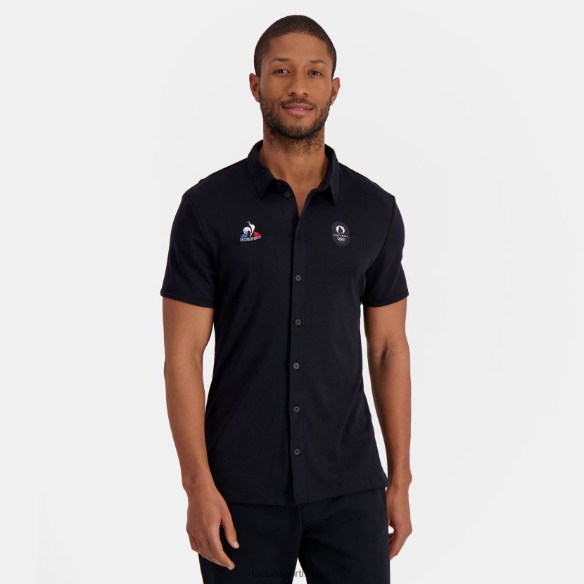 ee Le Coq Sportif Riietus mehed t-särk must must TT862D488