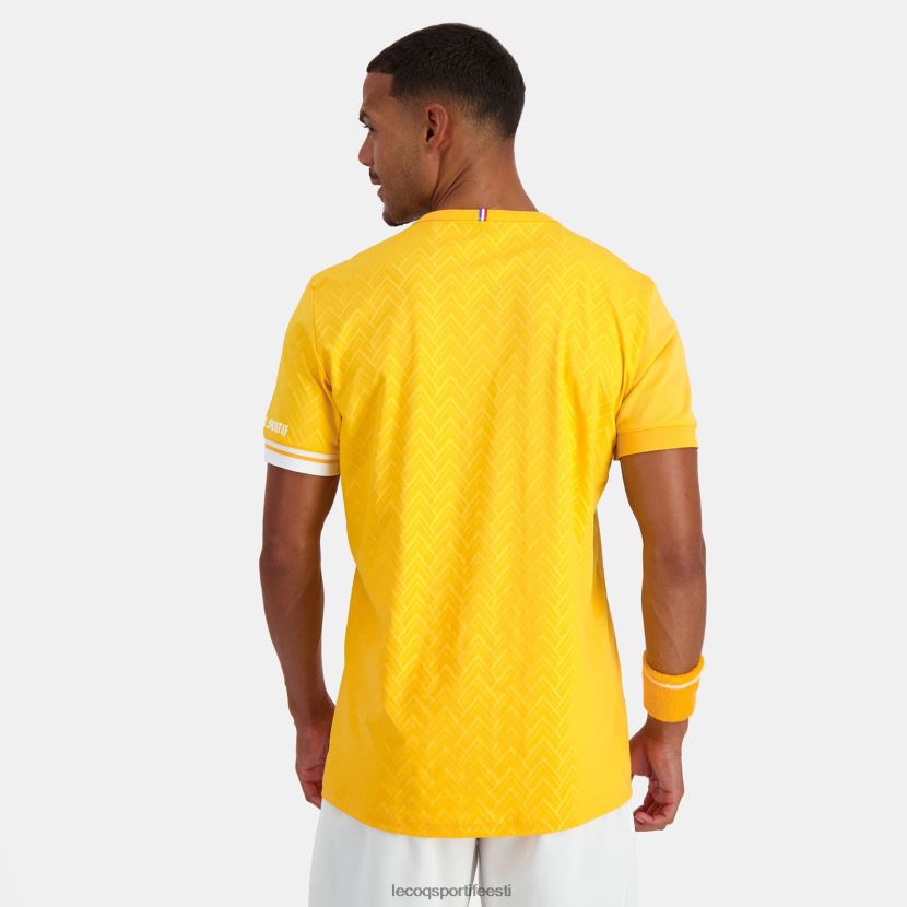 ee Le Coq Sportif Riietus mehed t-särk oranž oranž TT862D478