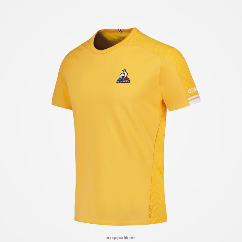 ee Le Coq Sportif Riietus mehed t-särk oranž oranž TT862D478