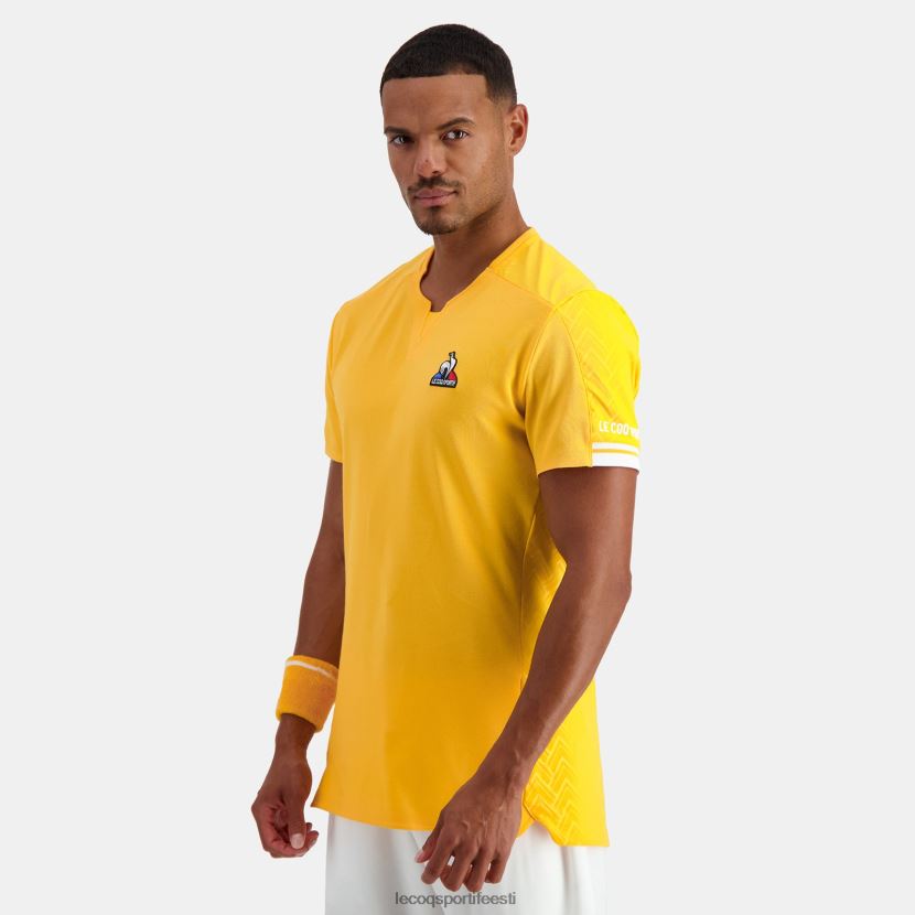 ee Le Coq Sportif Riietus mehed t-särk oranž oranž TT862D483