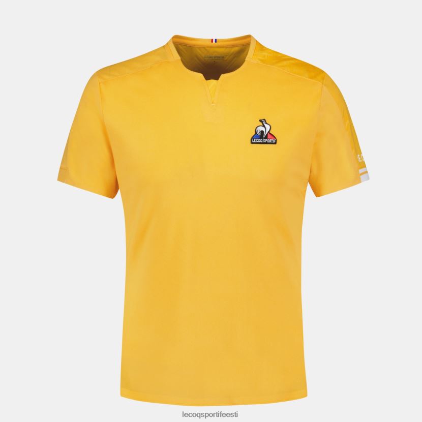 ee Le Coq Sportif Riietus mehed t-särk oranž oranž TT862D483