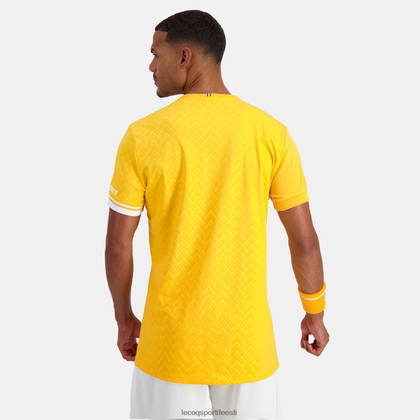 ee Le Coq Sportif Riietus mehed t-särk oranž oranž TT862D483