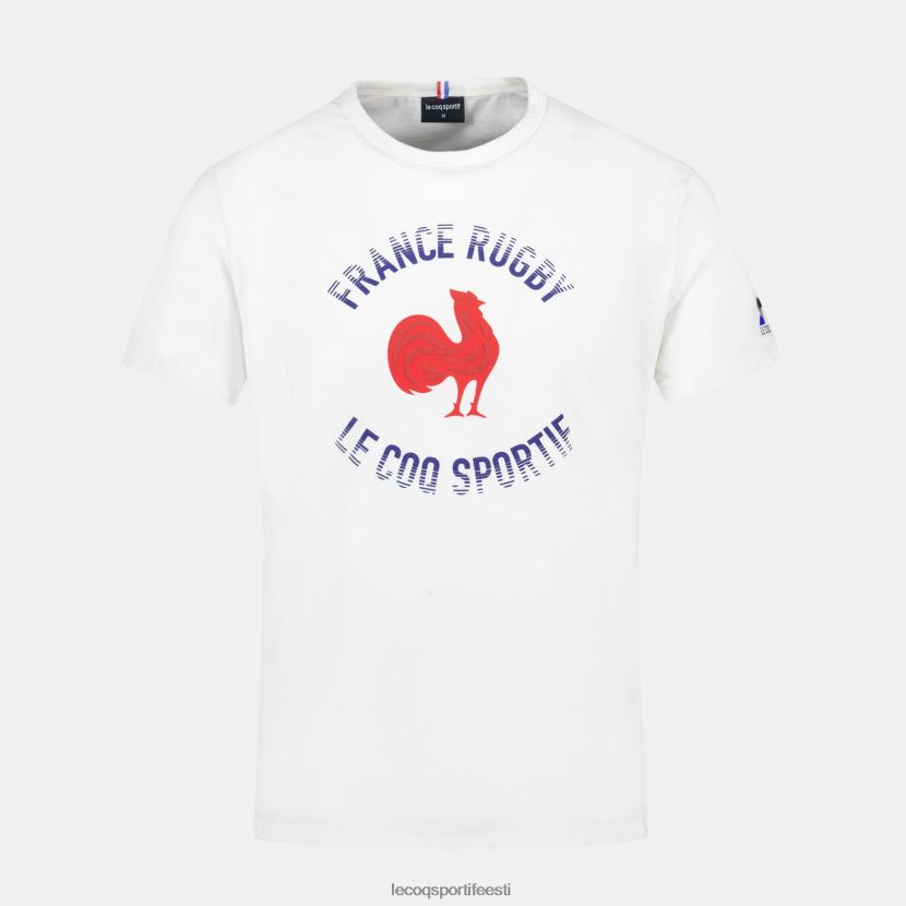 ee Le Coq Sportif Riietus mehed t-särk - prantsusmaa ragbi valge valge TT862D169