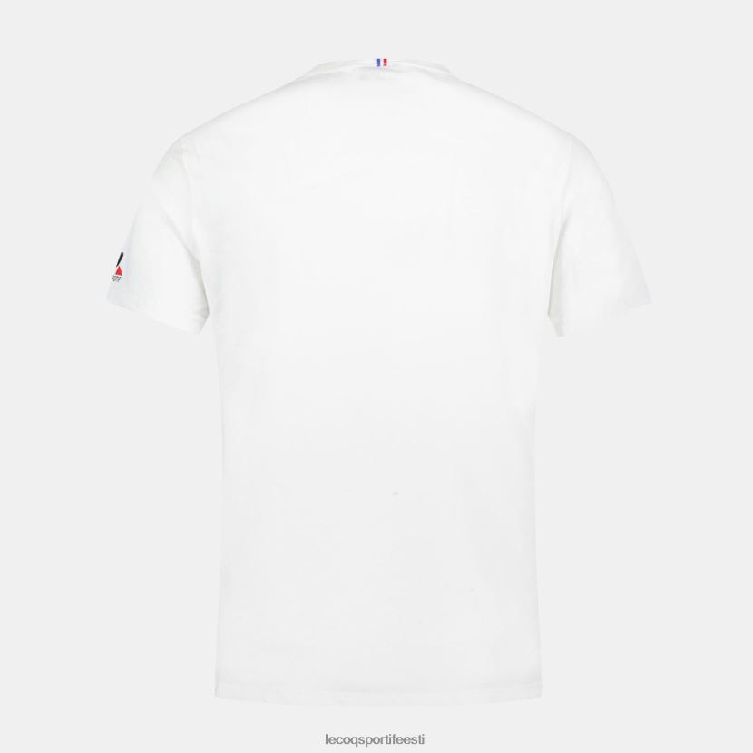 ee Le Coq Sportif Riietus mehed t-särk - prantsusmaa ragbi valge valge TT862D169