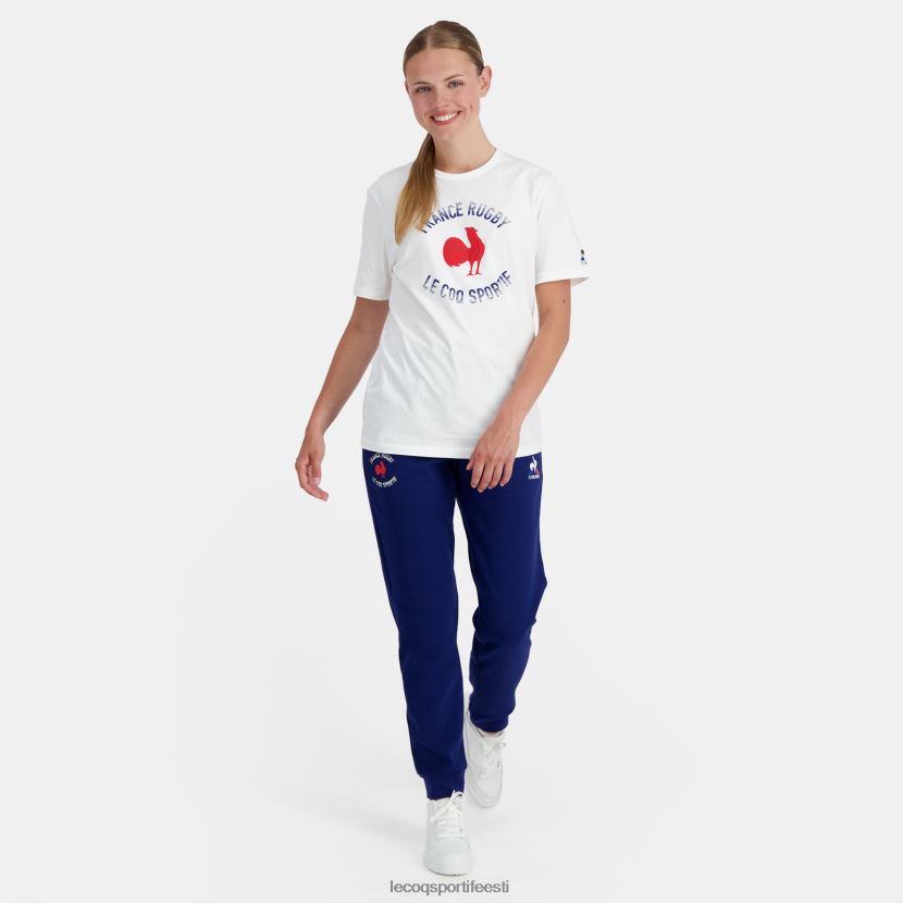 ee Le Coq Sportif Riietus mehed t-särk - prantsusmaa ragbi valge valge TT862D169