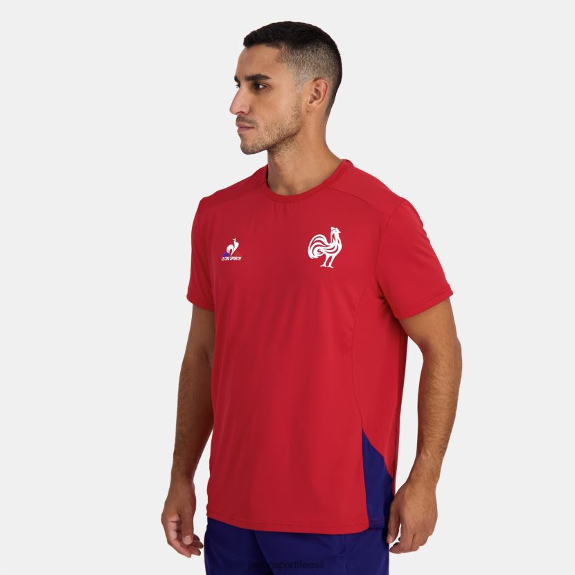 ee Le Coq Sportif Riietus mehed t-särk punane punane TT862D213