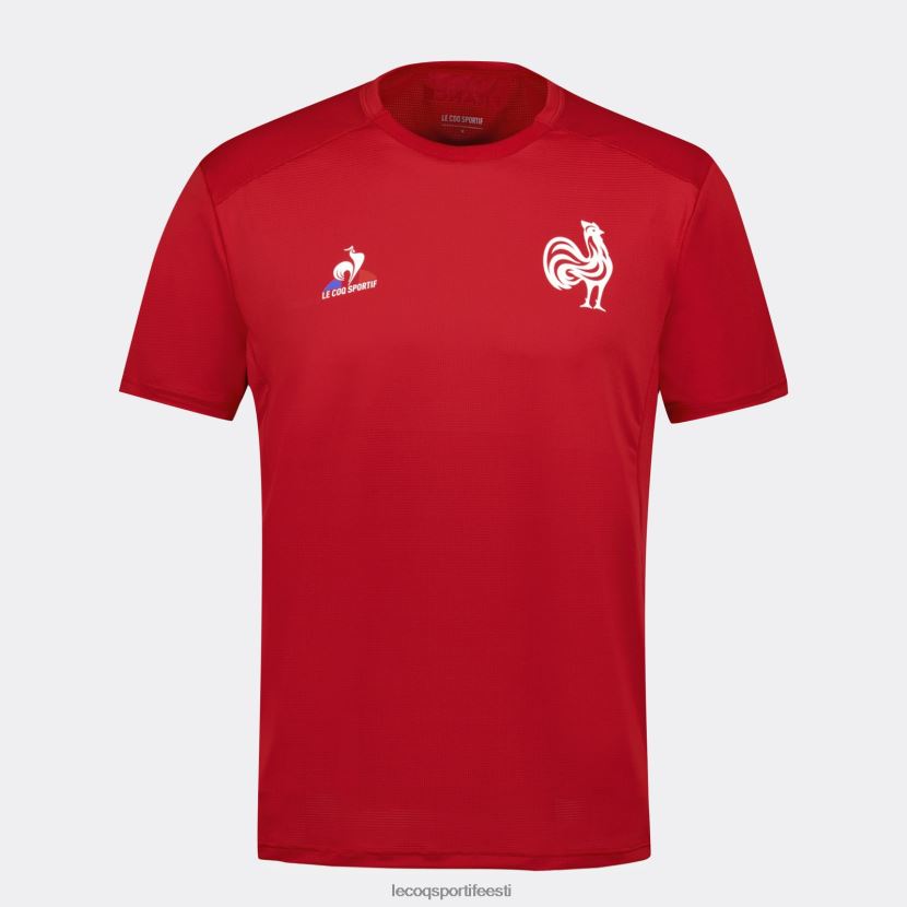ee Le Coq Sportif Riietus mehed t-särk punane punane TT862D213