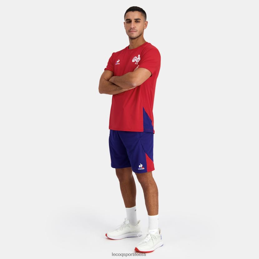 ee Le Coq Sportif Riietus mehed t-särk punane punane TT862D213