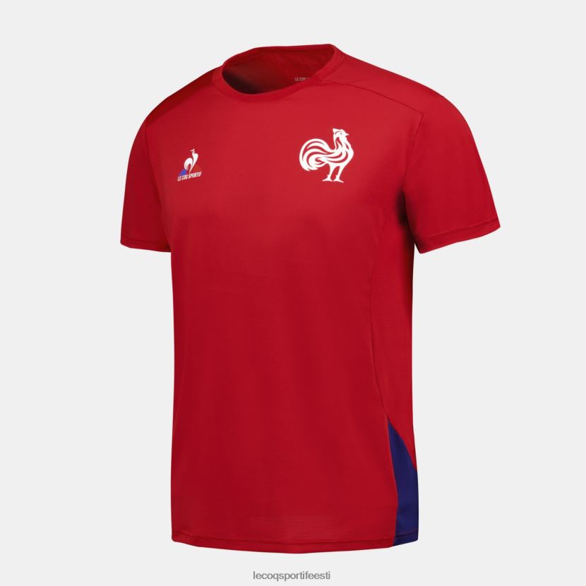 ee Le Coq Sportif Riietus mehed t-särk punane punane TT862D213