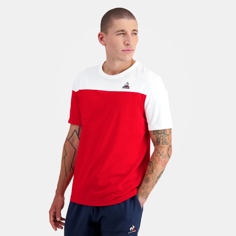 ee Le Coq Sportif Riietus mehed t-särk punane punane TT862D446